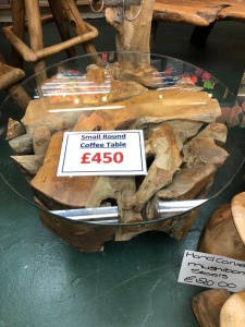 Small Round Root Coffee Table