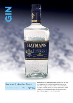 Hayman's Dry London Gin 70cl