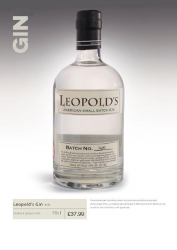 Leopold's American Small Batch Gin 70cl