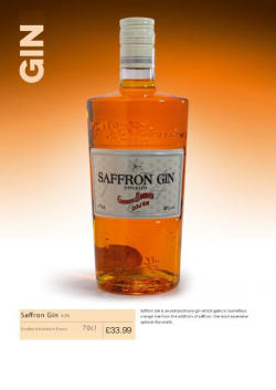 Saffron Gin 70cl