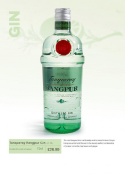 Tanqueray Rangpur Gin 70cl