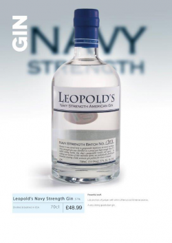 Leopold's Navy Strength Gin 70cl