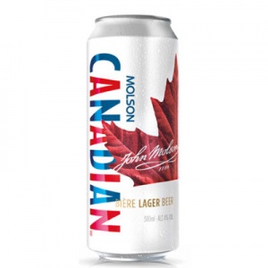 Molson Canadian 24 x 500ml cans (out of date)