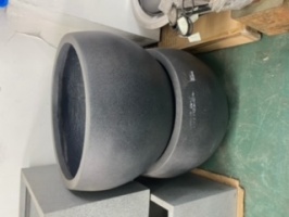 Granito Anthracite Round pots 2 for £390
