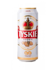 Tyskie 24 x 500ml cans O.O.D