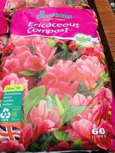 60 LTR Ericaceous compost £4.99 or 5 for £24.00